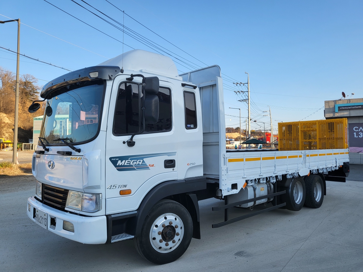 4.5톤 초장축사다리앞축